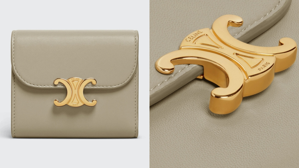 CELINE 光滑羊皮小型皮夾，NT22,500
