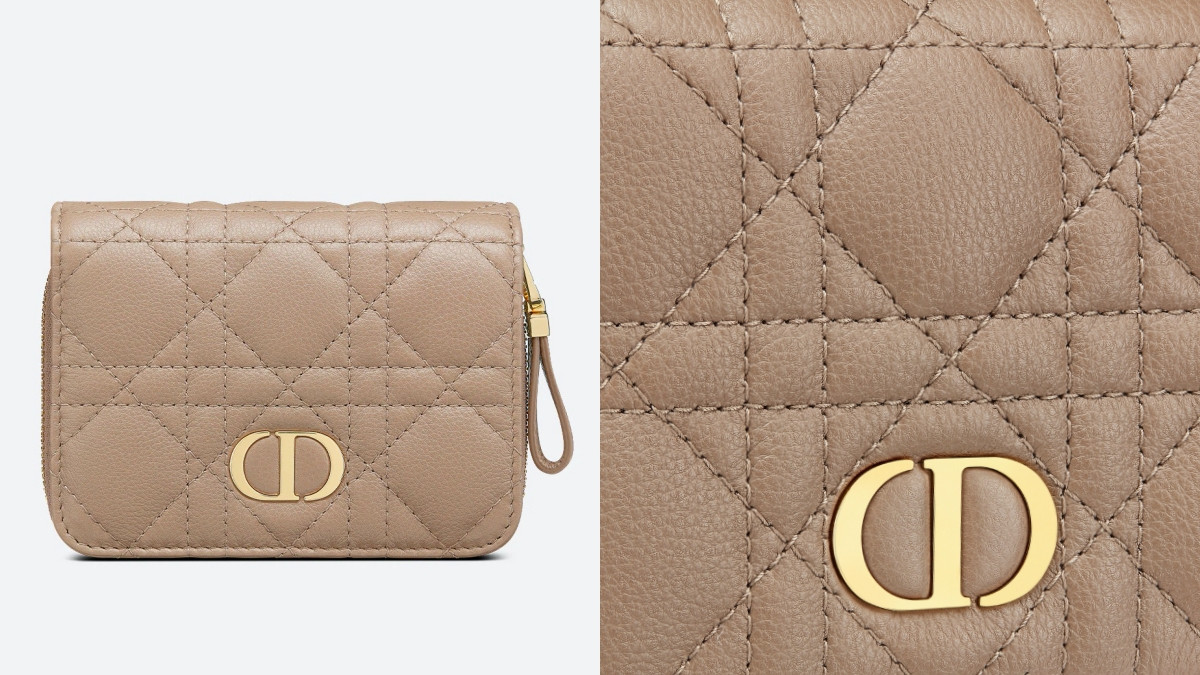 DIOR CARO 小拉鏈錢包，NT26,000