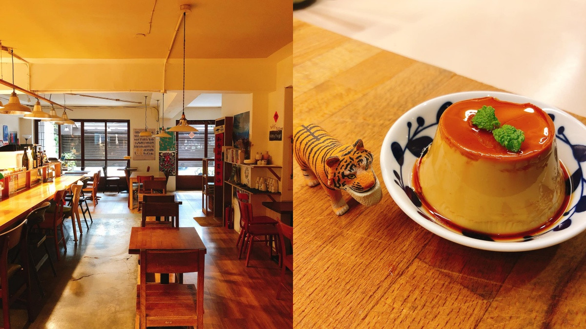 台北不限時咖啡廳Pica Pica Café 喜鵲咖啡必點：肉桂捲、布丁