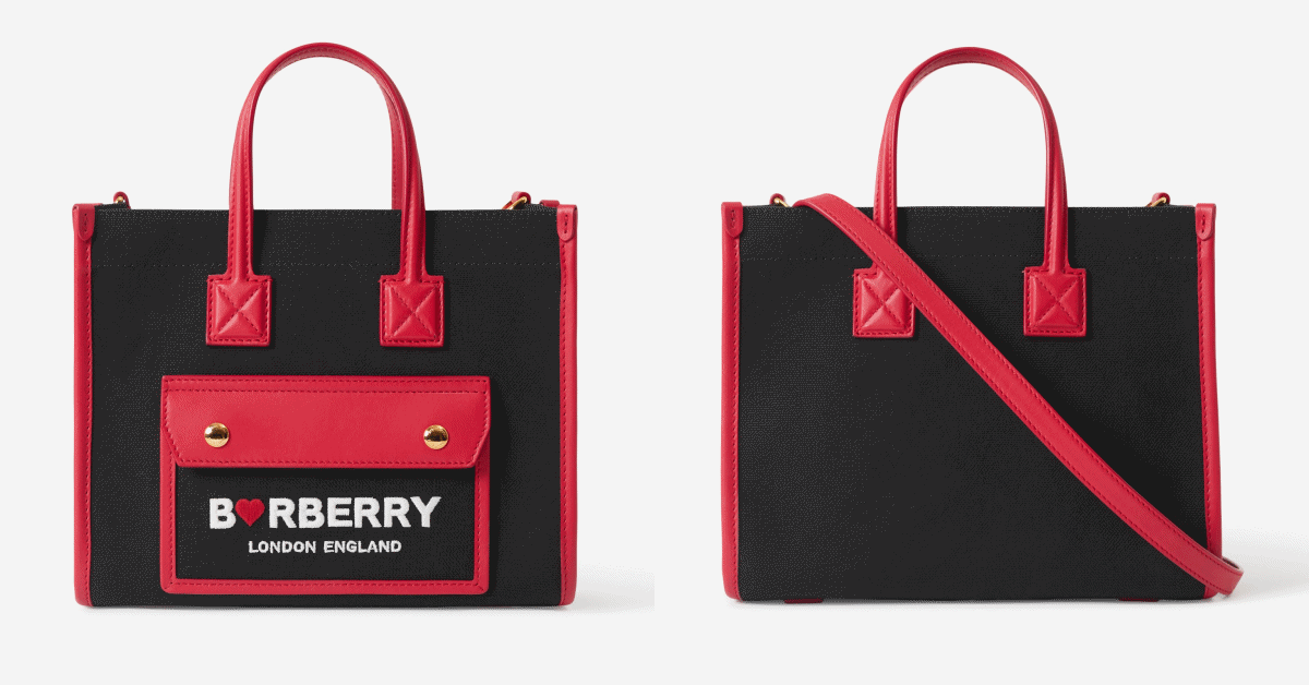 2023七夕限定包款:Burberry Mini Freya托特包