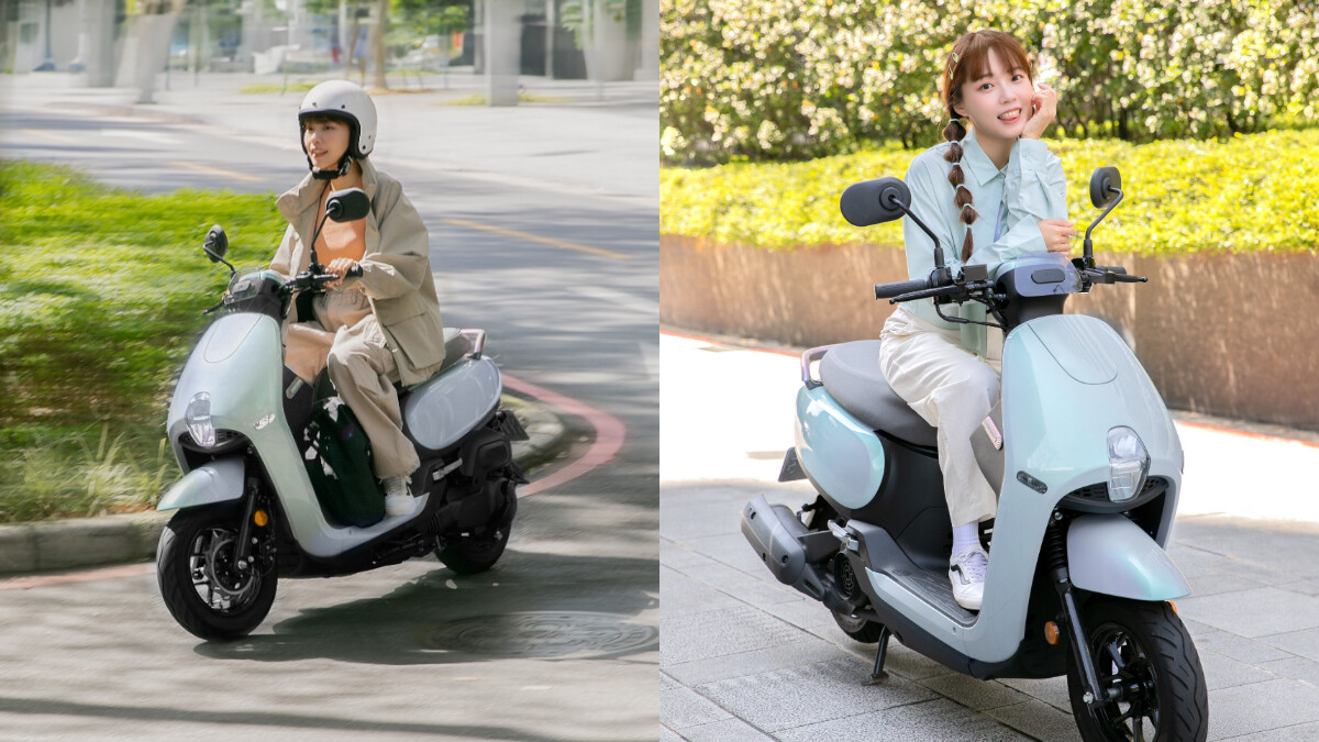 這台超輕巧神車簡直女生天菜！秒立中柱、踩地不用墊腳，小個女友善～夢幻微薰紫必須買