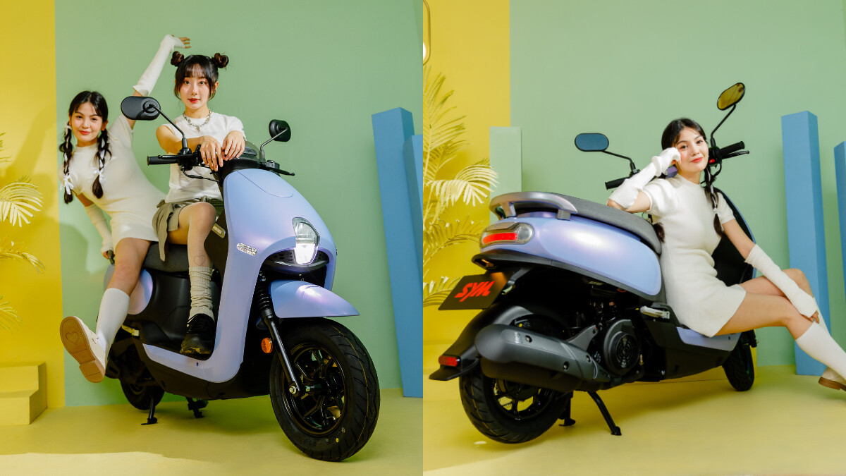 這台超輕巧神車簡直女生天菜！秒立中柱、踩地不用墊腳，小個女友善～夢幻微薰紫必須買