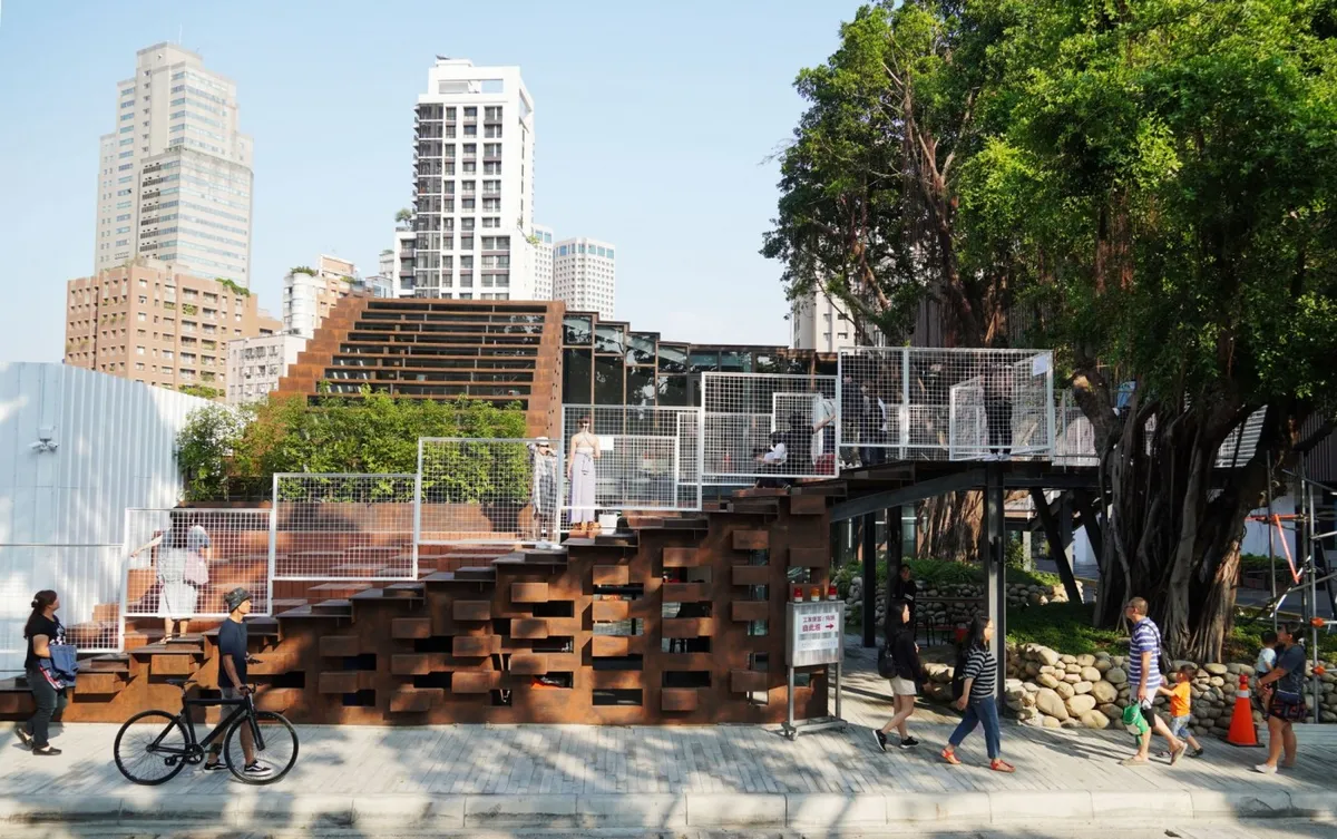 台中「勤美術館」12月開幕！建築大師隈研吾操刀，占地410坪、打造城市中的綠色藝廊