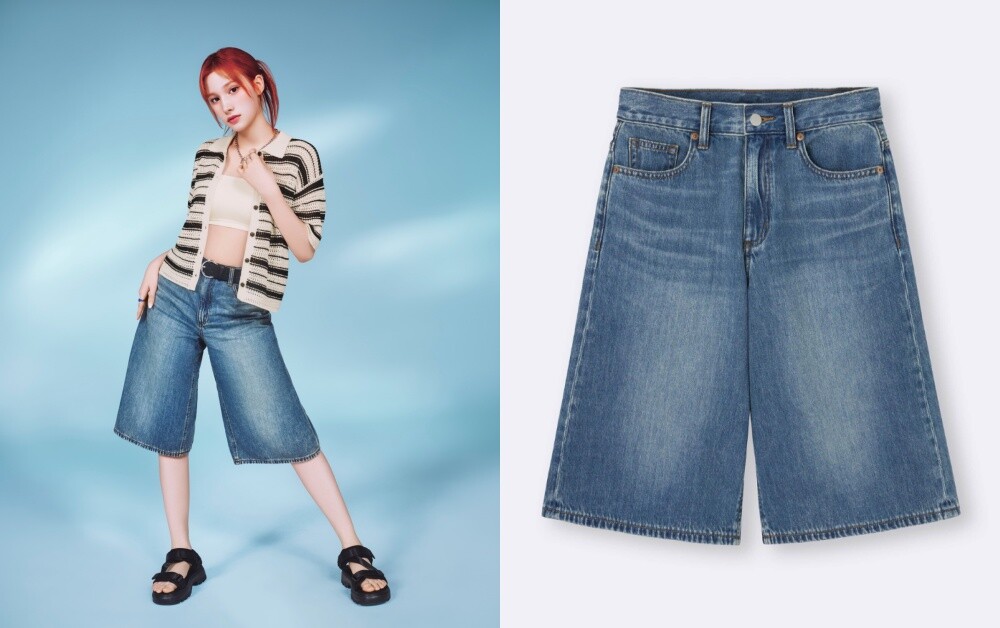 GU 爆紅單品推薦：Jorts 牛仔短褲，NT$790
