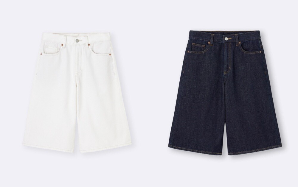 GU 爆紅單品推薦：Jorts 牛仔短褲，NT$790