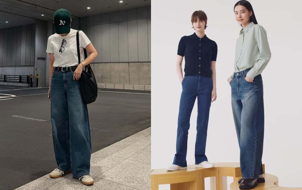 Threads上爆火UNIQLO顯瘦牛仔褲整理！日韓這色賣到缺貨，157小個子命定「神褲」是它！