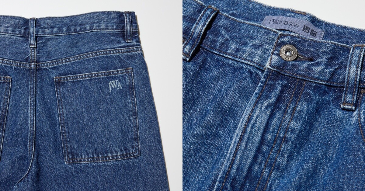 UNIQLO and JW ANDERSON 聯名系列直筒牛仔褲：平價買到 Dior 等級設計，NT$1,290