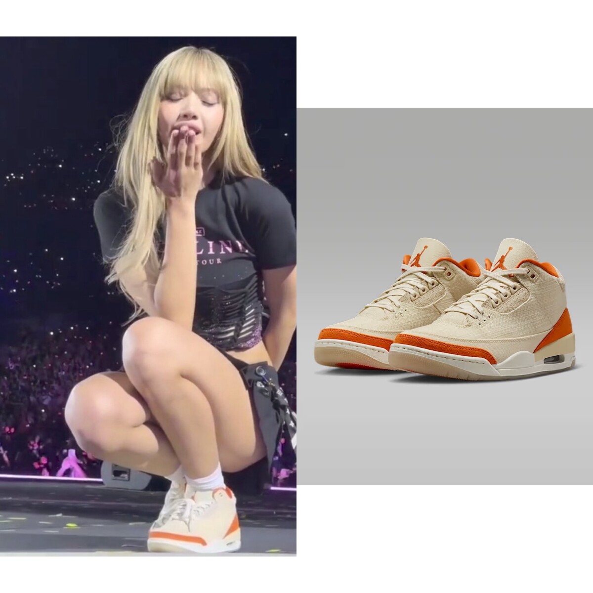 Lisa 同款「Nike 球鞋」：Air Jordan 3 Starfish ，NT$6,700