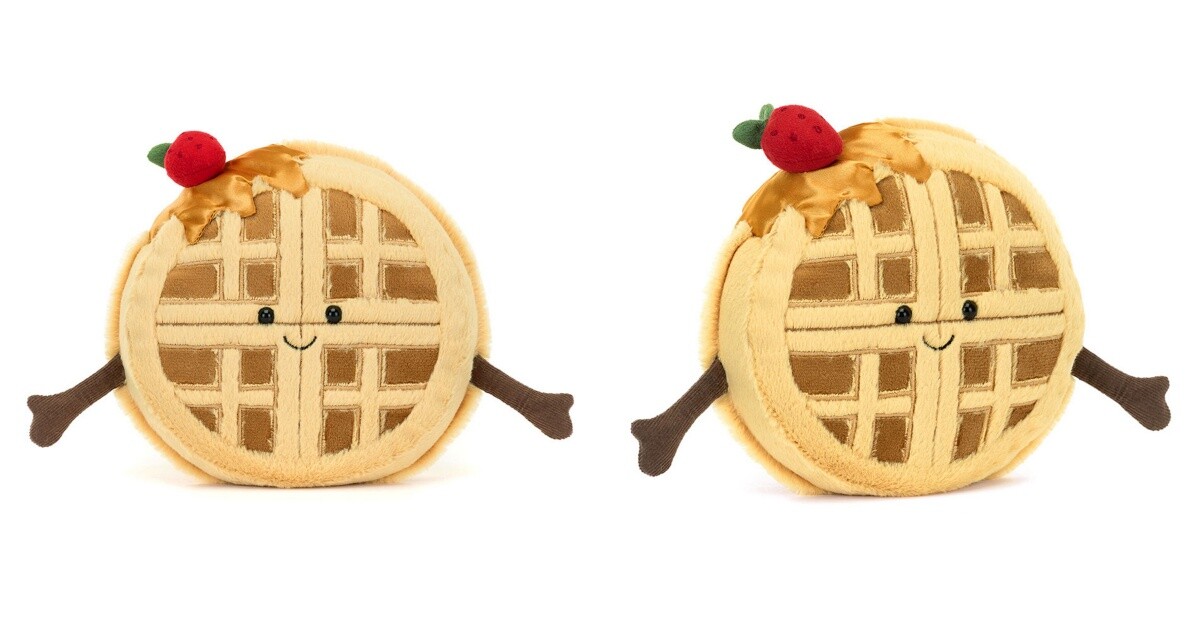 紐約限定 Jellycat dinner 必買：趣味華夫餅 Amuseables Rene Waffle
