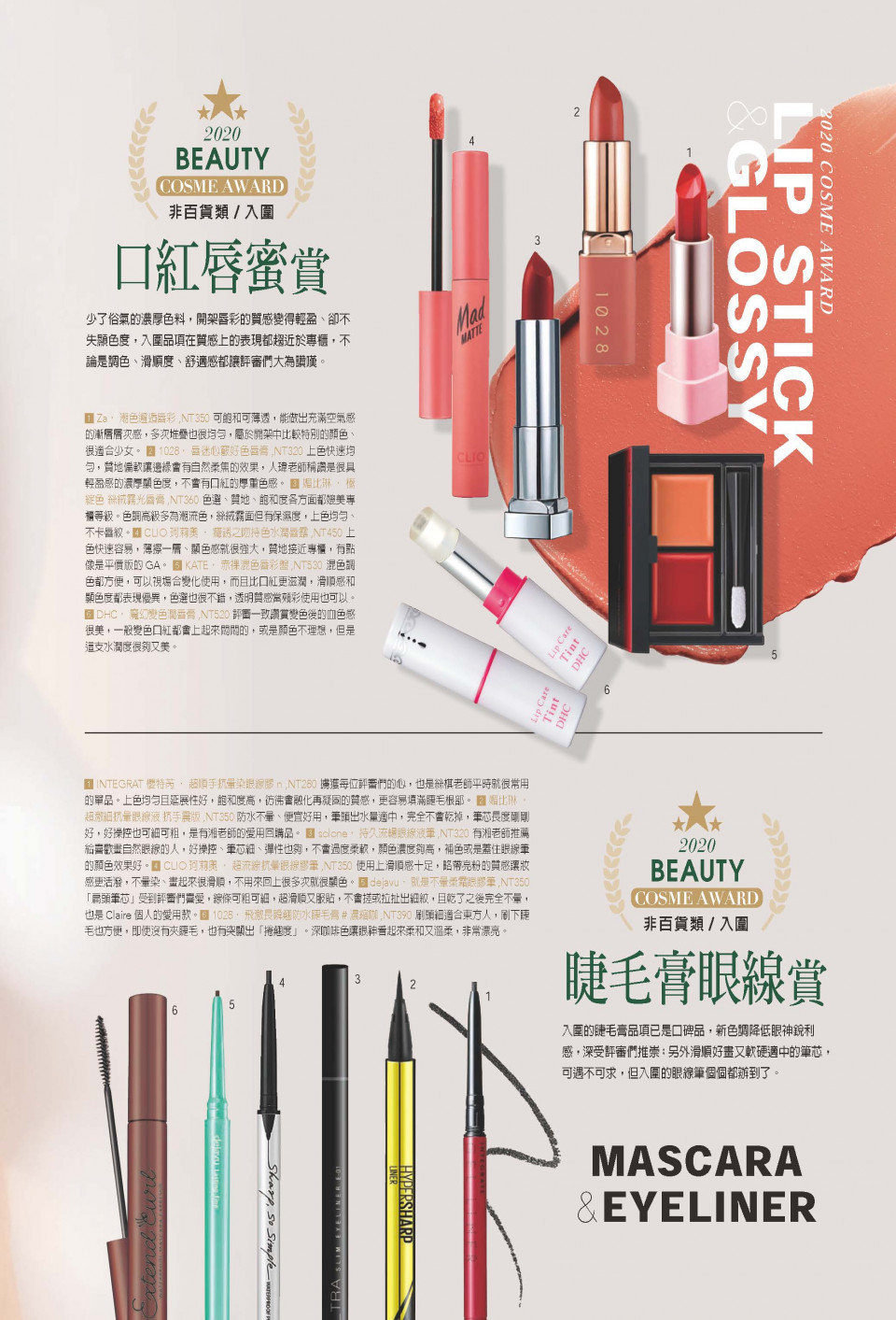 口紅唇蜜賞