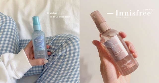 小資女必備！繽紛「Innisfree香水身體髮香噴霧」日本妞IG狂推，照三餐噴也不心痛！