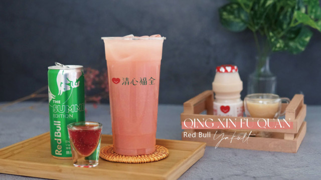 清心福全「Red Bull能量多多」新上市！清心優多＋紅牛火龍果風味能量飲，解渴又提神